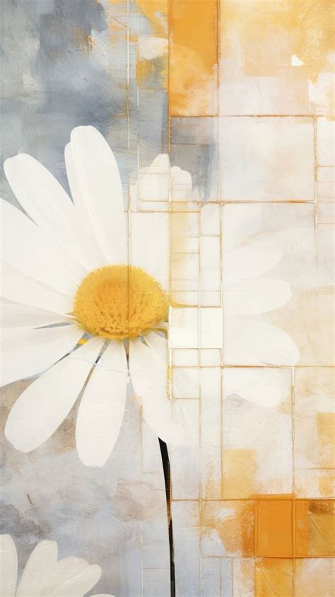 Daisy abstract painting flower. | Premium Photo Illustration - rawpixel