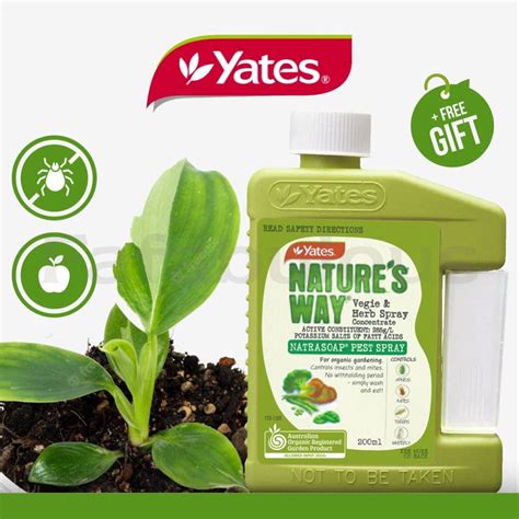 Yates - Organic Pesticide - Herbs and Veggie Spray - Prevention and Mite Control - Safe for ...