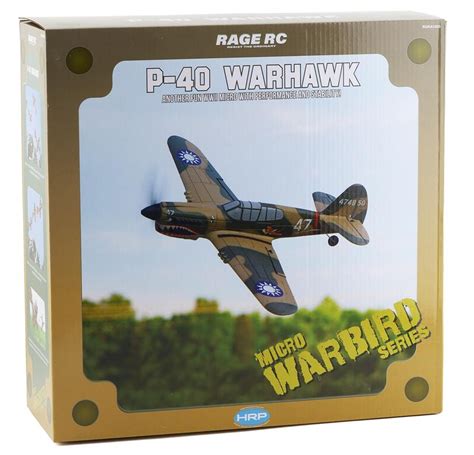 Rage Curtiss P Warhawk Micro Warbirds Rtf Avion Electrico Mm