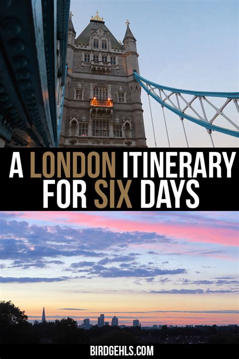 4 day london itinerary travel guide for first timers – Artofit