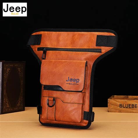 JEEP BULUO แบรนด์แฟชั่นแนวโน้มเอวกระเป๋าสำหรับผู้ชายที่มีคุณภาพสูงแยก ...