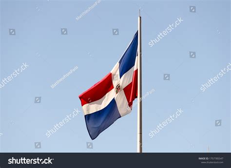 Flag Dominican Republic Santo Domingo Stock Photo 1757785547 | Shutterstock