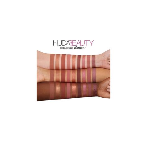 Paleta Farduri De Pleoape Huda Beauty Nude Medium 9 Culori Flanco Ro