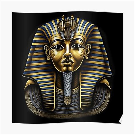 "Mask of King Tut" Poster for Sale by TheHistoryWorld | Redbubble