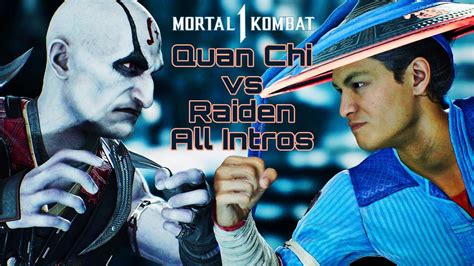 Mortal Kombat 1 Quan Chi Vs Raiden All Intros Mk1 Quan Chi Vs Raiden