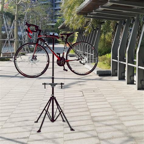 flroha bike stand  rotating bicycle stand quick release lever