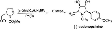 Heck Arylation Of Endocyclic Enecarbamates With Diazonium Salts