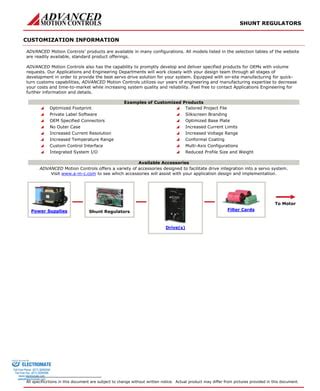 Advanced Motion Controls Srst380 PDF