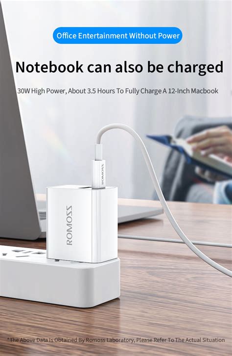 Romoss Ac T Pd W Super Fast Charging Usb Type C Dual Charger Adapter