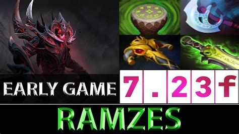 Ramzes Shadow Fiend Early Game Fighting Build Dota F Youtube