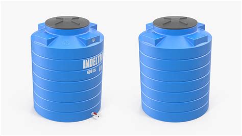 Plastic Water Storage Tank 600l 3d Model 29 Max Ma C4d Blend