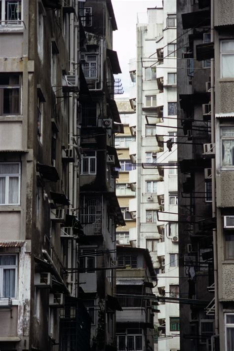 Apartment Buildings Hong Kong Textures Raingod