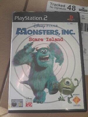 Disney Pixar Monsters Inc Scare Island Playstation Ps Game Complete