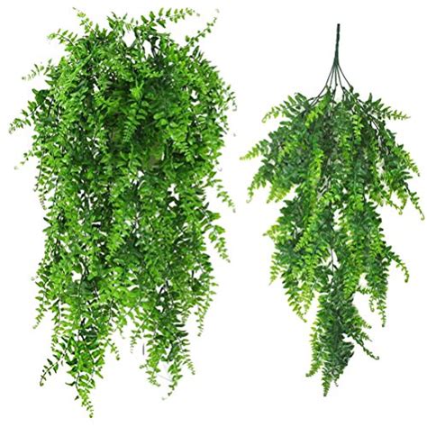 Artificial Plants Pcs Vines Boston Fern Persian Rattan Greenery