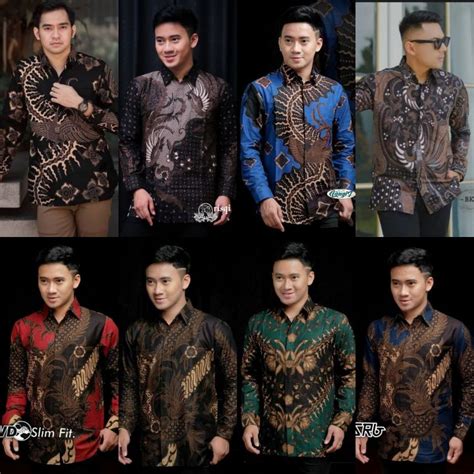 Kemeja Batik Pria Lengan Panjang Baju Batik Pria Batik Pekalongan ...