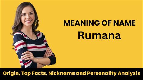 Rumana Name Facts Meaning Personality Nickname Origin Popularity