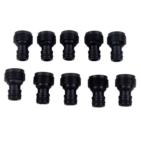 10 Pack Plastic Garden Hose Quick Connect Fittings Male Hose Quick