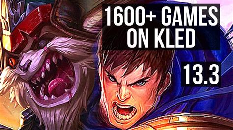 Kled Vs Garen Top 7 1 9 1600 Games 1 4m Mastery Euw