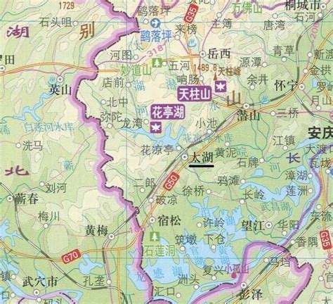 太湖县地图高清版 安徽太湖县地图高清版 伤感说说吧