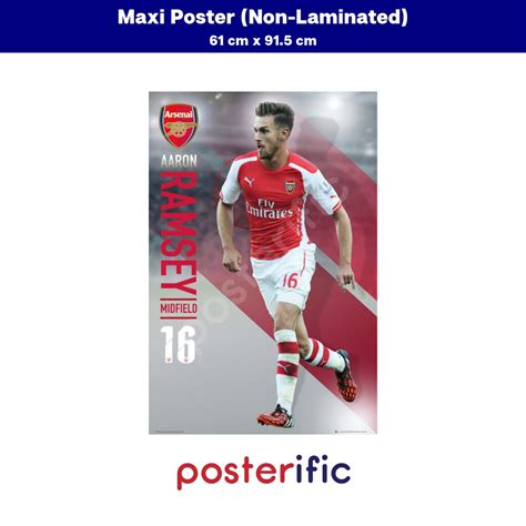 Aaron Ramsey Arsenal Fc Classic 201415 Poster 61 Cm X 915 Cm