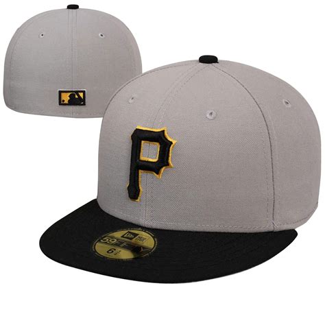 mens pittsburgh pirates  era grayblack cooperstown fifty fitted hat