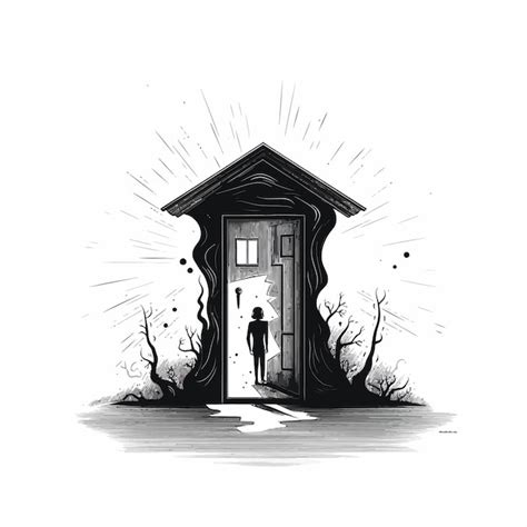 Premium Vector Knocking Door Vector Illustrated