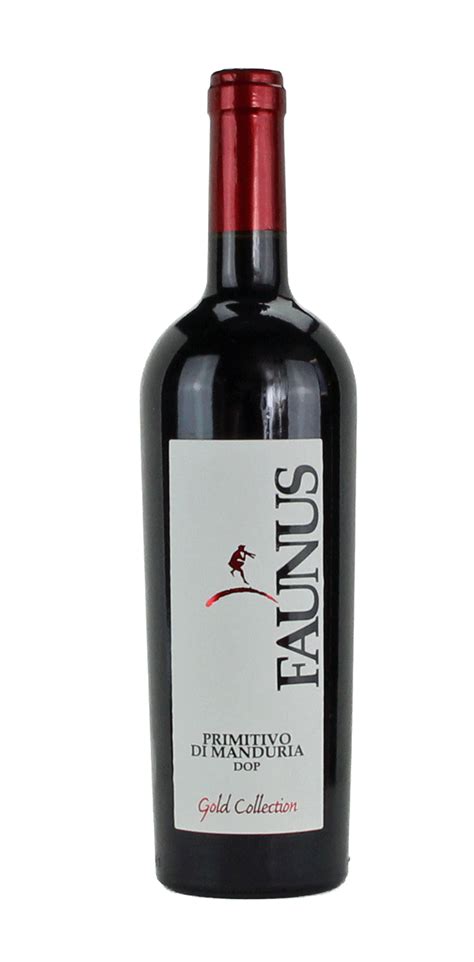 Primitivo Di Manduria DOC Faunus Apulien Italien Rotweine