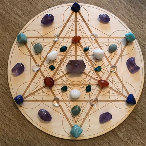 Merkaba Metatrons Cube Crystal Grid Zen And Meow