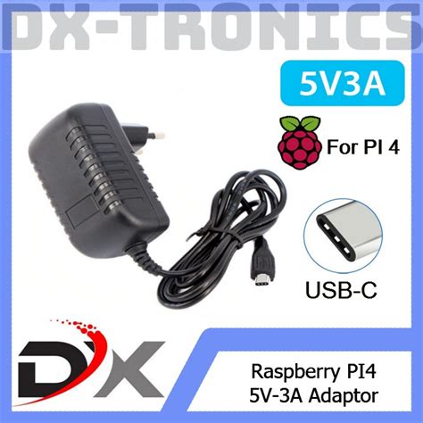 Jual Adaptor Raspberry Pi 4 Usb C 15w Adapter 5v 3a Power Supply Pi4 Shopee Indonesia