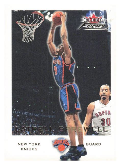 2000 01 Fleer Focus 112 Latrell Sprewell EBay