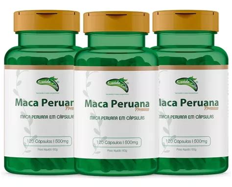 Suplemento en cápsulas SAÚDE E SABOR Vitaminas Maca Peruana Premium