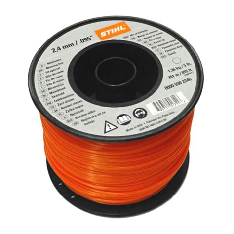 Fio De Nylon Mm X M Redondo Stihl Vrr