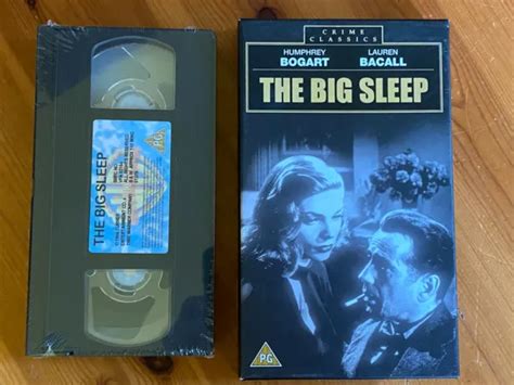 The Big Sleep Humphrey Bogart Lauren Bacall Vhs Video New Sealed