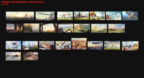 Planes The Art Of Disney Disney Art Color Script Disneytoon Studios