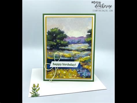 Stampin Up Meandering Meadow DSP Garden Meadow Sneak Peek Easy