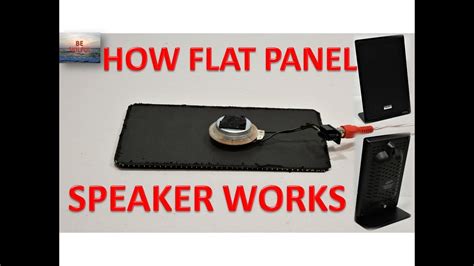 How Flat Panel Speaker Works Youtube