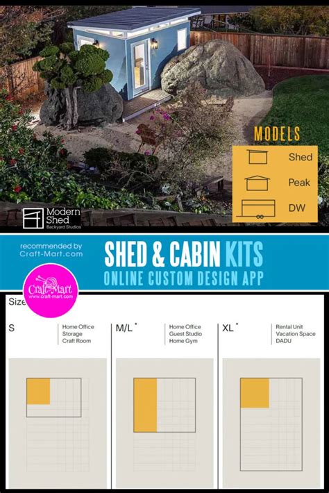 Affordable Prefab Shed Kits & DIY Shed Plans for Your Backyard - Craft-Mart