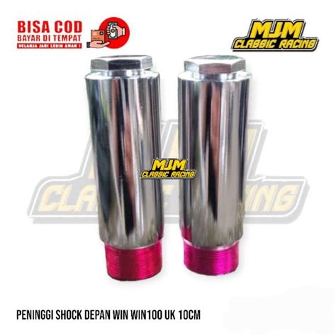 Jual PENINGGI SHOCK DEPAN HONDA WIN WIN100 BESI TEBAL Shopee Indonesia