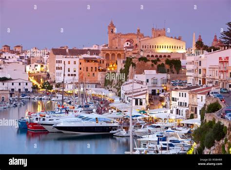 Harbour Ciutadella Menorca Balearic Islands Hi Res Stock Photography