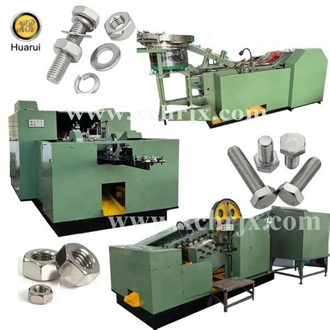 Hexagonal Bolts And Nuts Making Machine Plant With Heat Treatment