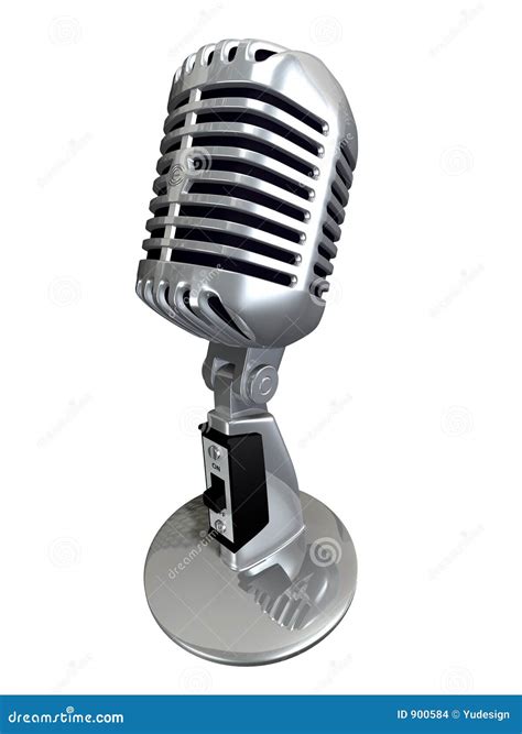 Vintage Microphone Clip Art