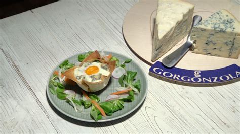 Cestino Di Gorgonzola Dop Uova E Zucchine Consorzio Gorgonzola