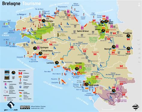 Exploring Brittany France Map Geography Insights And Evolution