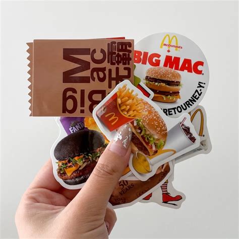 Mcdonalds Stickers - Etsy