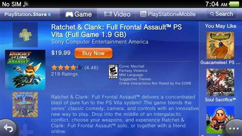 Ratchet And Clank Full Frontal Assault Vita