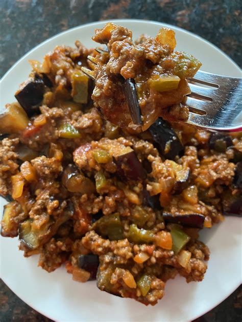 Ground Beef And Eggplant Melanie Cooks