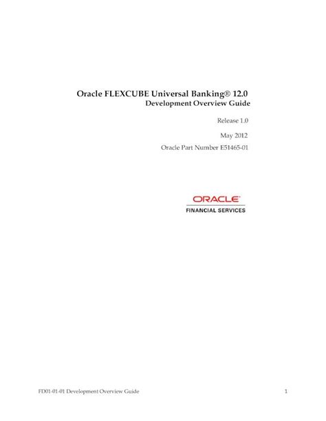 Pdf Oracle Flexcube Universal Banking Fd Development