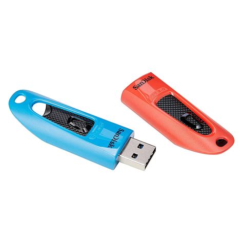 SanDisk Ultra USB 3 0 64GB Blue Red 2 Pack USB Flash Drive LDLC