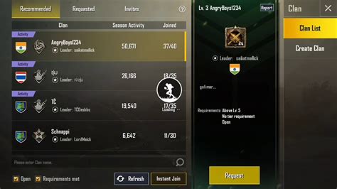 How To Join Clan In Pubg Mobile Youtube