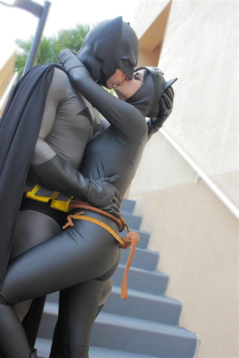 Batman Hush Catwoman Cosplay Batman Kiss Catwoman